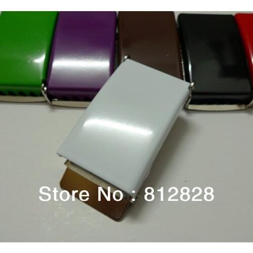 10pcs 1" 25mm #02 White Color Enamel Painted Belt Buckles FREE SHIPPING
