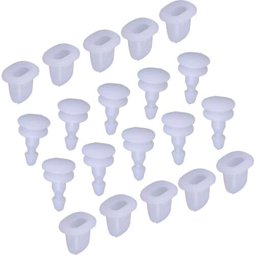 20Pcs Plastic Wheel Liner Male & Female Clip Car White Fit for Nissan Frontier Pathfinder Xterra