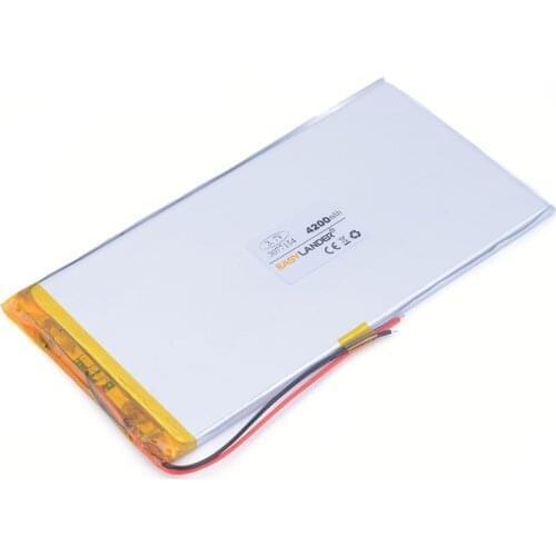 The tablet battery 3.7V 4200mAH 3077154 Polymer lithium ion / Li-ion battery for tablet pc Power mobile Power bank PAD DVD