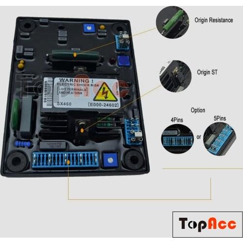 AVR SX460 Automatic Voltage Volt Regulator Replacement For Generator Parts Circuit Diagram