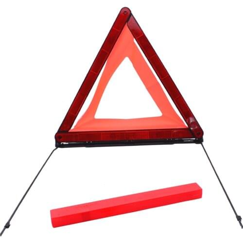 Car Triangle Warning Sign With Case For Trunk Tailgate Cover For VW Polo Jetta Golf Sharan Touareg Audi A3 Q5 Q3 A4 A6 A7 A8 Q7