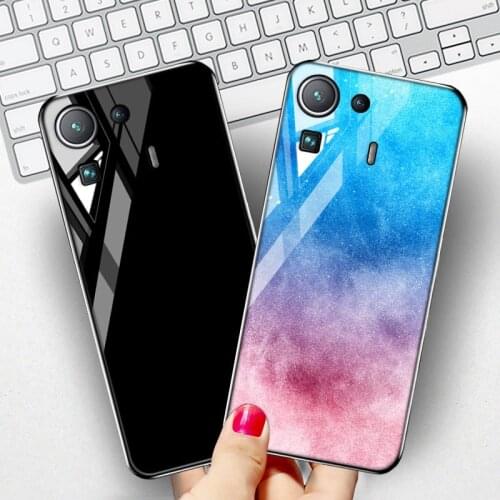 Tempered Glass Case For Xiaomi Mi 11 Pro Case Luxury Star Space Animal Painted Funda Xiaomi Mi 11 Ultra 11 Lite Mi11 11i Covers