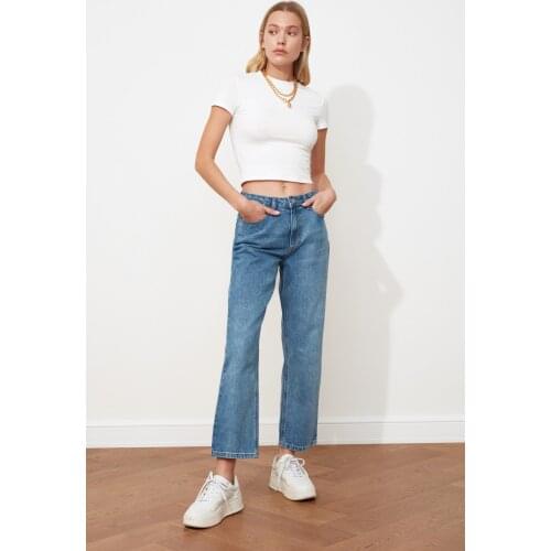 Trendyol High Bel Dad Jeans TWOSS20JE0165