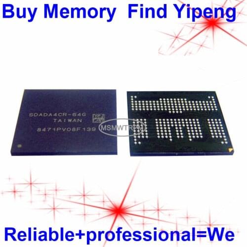 SDADA4CR-64G BGA254Ball EMCP 64+32 64GB Mobilephone Memory New original and Second-hand Soldered Balls Tested OK
