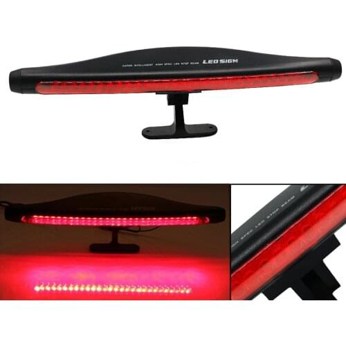 HYZHAUTO 1Pcs Red 28 LED Additional Brake Lights Car Third Brake Lamp Waterproof Shell Tail Stop Lamp 2W 12V