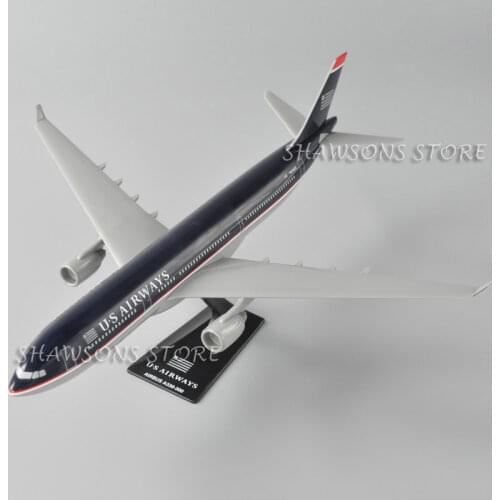 1:200 Scale Aircraft Model Toy US Airways Airbus A330-300 Plane Miniature Replica Collection