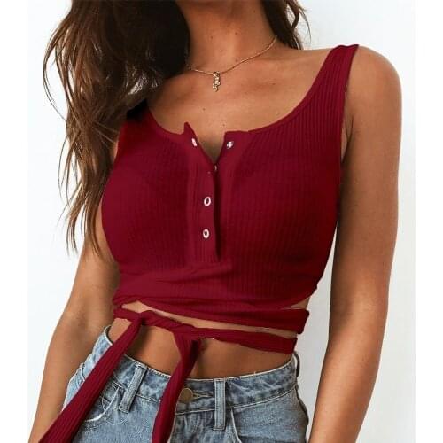 LIBERJOG Women T-shirt Bandage Sexy Crop Top Multi-size O-neck Knitting Stretch Short Tops Party Bodycon Elegant Female Vest Tee