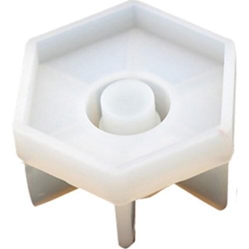 LUDA Candlestick Epoxy Resin Molds Silicone Mold Concrete Candlestick Handmade Cement Ashtray Mould Craft Candle Holder Tools