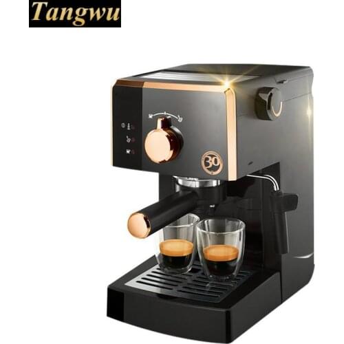 Italian espresso machine with semi-automatic pump