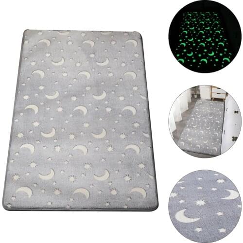 Floor Carpet Luminous Plush Rug Carpets Decoration Sofa Velvet Mat