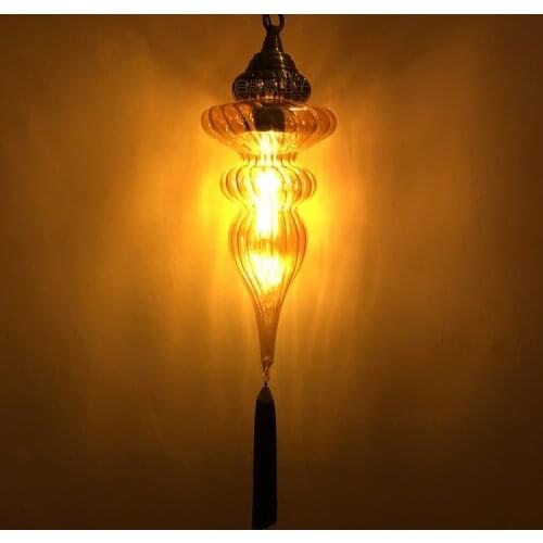 Newest style Turkey ethnic customs Coffee lamp romantic cafe restaurant bar tree Pendant light bar creative Pendant lamp