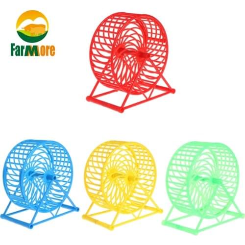 Plastic Hamster Wheel Jogging Pet Exercise Toys Mouse Mice Sport Running Wheel Hamster Ball for Pet