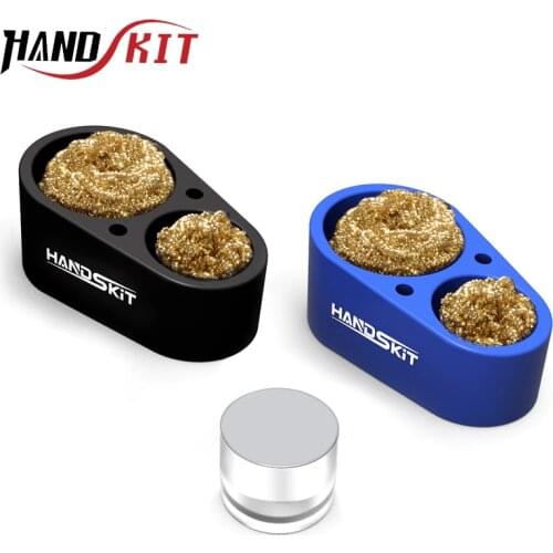 Tin Slag Box Soldering Iron Mesh Filter Cleaning Nozzle Tip Clean Cleaner Dross Cleaning Copper Wire Ball Silicone Box Set