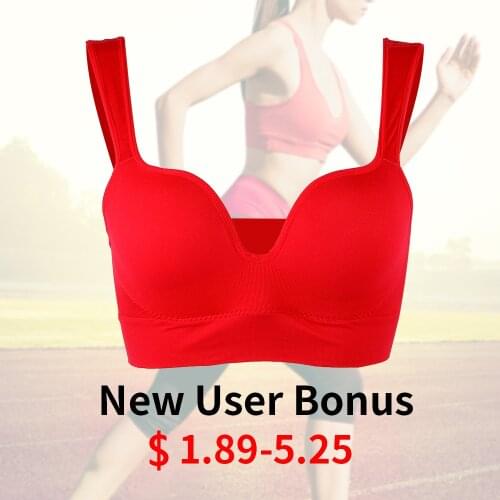 Sports Bra Womens Tube Crop Top Gym Bralette Active Sportswear Girls Without Frame Bones Underwear Invisible Yoga Unwired Bra