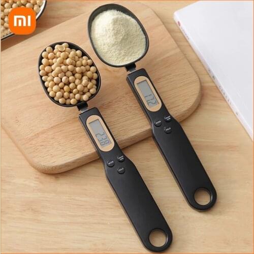 Xiaomi Mijia Precise Digital Measuring Spoon Mini Kitchen Food Scale Electronic Spoon LCD Display 500g/0.1g Measuring Gram Spoon