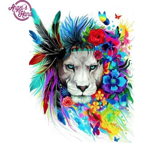 Room Decoration Diamond Painting Cross Stitch New 3d Diy Diamond Embroidery Kits Mosaic Wall Decor Art flower lion
