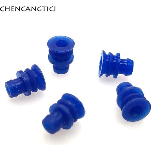 100 Pcs Sealing Plug 3.5 MM Series Connector Rubber Seal Silicone Cable Seals For Waterproof Auto Electrical Plug