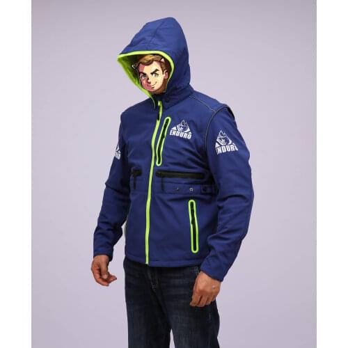 Winter windproof waterproof warm off-road jacket motorcycle racing off-road jacket trench coat soft shell coat