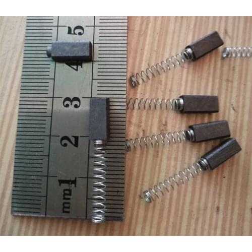 1pair/lot . 4MM *5MM *10MM Carbon Brushes Suitable for SEWING MACHINE 730 - 830 ,free shipping (EAM)