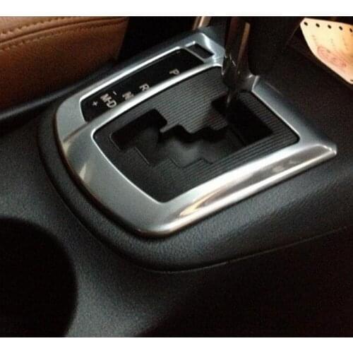 1pc New Chrome Center Console AT Gear Shift Box Panel Frame Trim for Mazda CX-5 2013 2014 2015 Car Interior Moldings