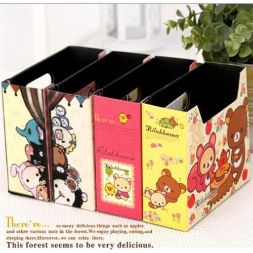 1pcs/lot Cute Pencil box New Japan cartoon table box clean up box Students' Multi-function DIY Storage Wholesale