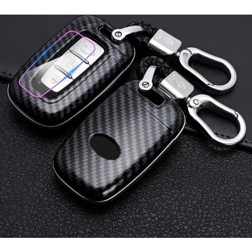 1x ABS Car Key Case For Hyundai Solaris HB20 Veloster SR IX35 Accent Elantra i30 For KIA RIO Sportage 2 3 4 Buttons Smart Key