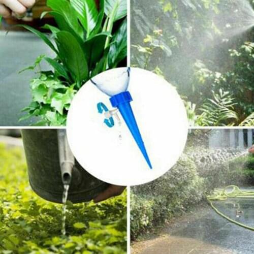 4x Plant Water Funnel Self Watering Spikes Slow Release Plant Watering System Plants Flower Indoor Household Waterers Bottle 2