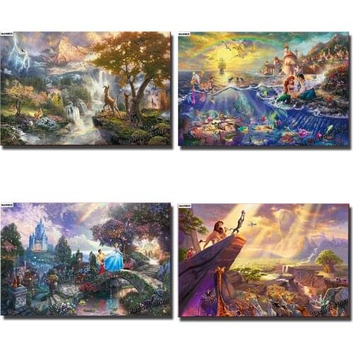 Diamond Embroidery Diy Diamond Painting Cross Stitch Kits Diamond Mosaic Fairy-tale world Full Square Diamond Embroidery CS259