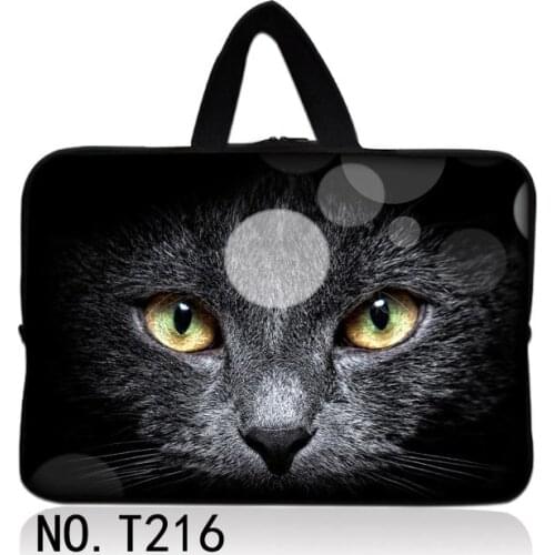Black Cat13.3" Laptop Bag for Macbook air 13 case Laptop Sleeve for Mac Pro retina Notebook Laptop Case for Dell Hp Acer 14 Inch