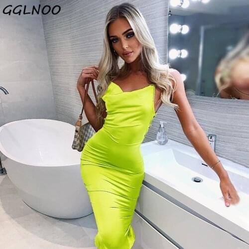 Элегантные летние платья GGLNOO China At AliExpress