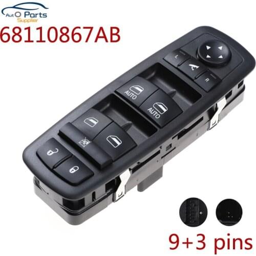 New 68110867AB FL Power Window Master Switch For CHRYSLER TOWN & COUNTRY RAM 1500 2500 3500 DODGE GRAND CARAVAN 2012-2018