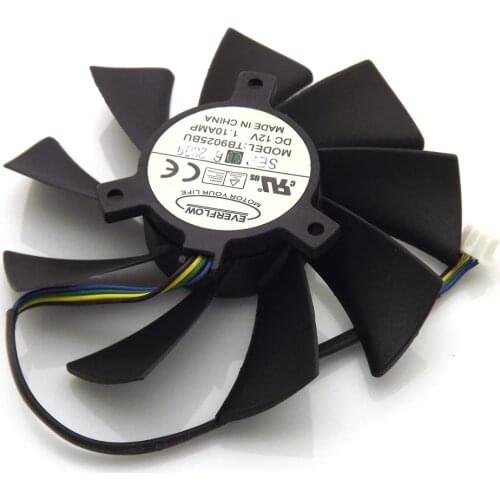 New TB9025BU 12V 1.10A 94mm For MSI R4890 Graphics / Video Card Cooler Cooling Fan 4Pin 4Wire
