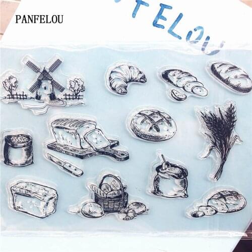 Bread Clear Stamp DIY Silicone Seals Scrapbooking/Card Making/Photo Album Decoration Supplies Sheets