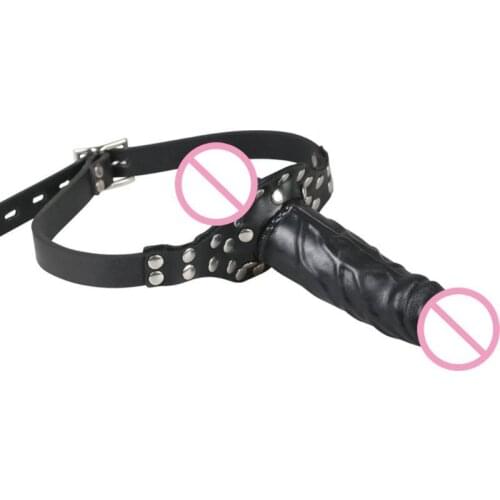 Strap On Face Dildo Mouth Penis Adjustable BDSM Adult Sex Toy For Women Couples High Quality