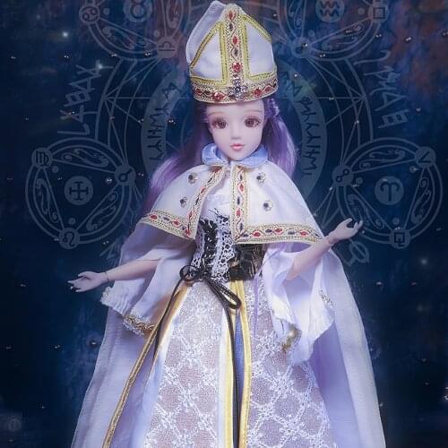 DBS 1/6 MMgirl Tarot Series Name is The Hierophant With Outfit Elegant Dress Shoes Hat Makeup 30cm fashion girl Gift
