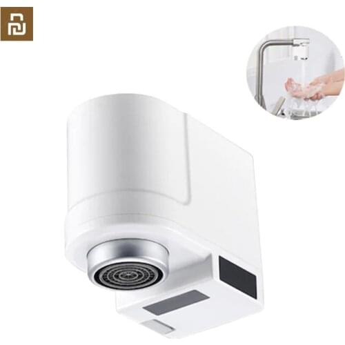 2021 Youpin Xiaoda Smart Sensor Faucet Infrared Sensor Automatic Water Saver Tap Anti-overflow Kitchen Bathroom Inductive Faucet