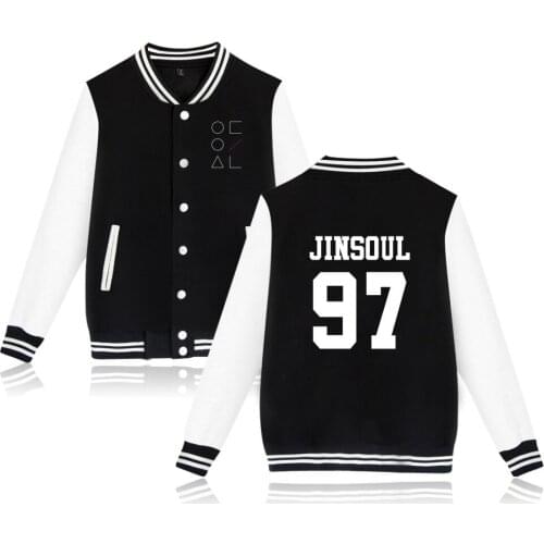 Kpop Loona Sweatshirt Baseball Jackets Coat Fashion Clothing Harajuku Bomber Jacket Men/Women Uniform Oversize Hoodies Tracksuit