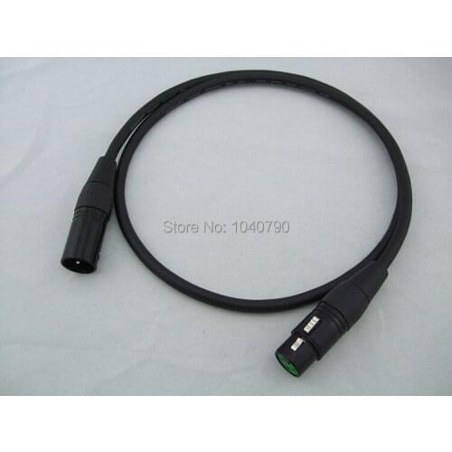 XLR 3Pin black Mic Cable Cord Microphone Audio Male to Female Shielded Phone line Tuning machine line 1M 3.2ft