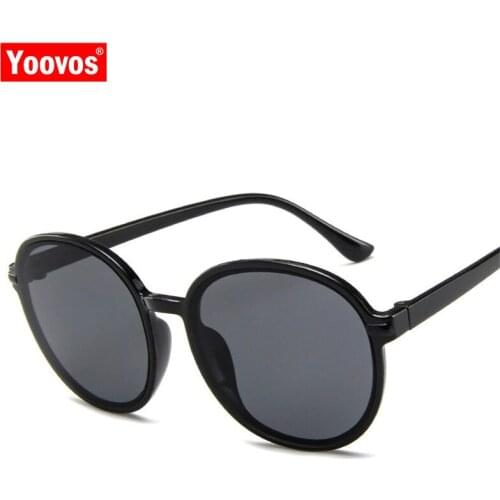 Yoovos 2021 Plastic New Sunglasses Women Gradient Ocean Lens Glasses Vintage Lunette Shopping Party Travel De Soleil Femme UV400