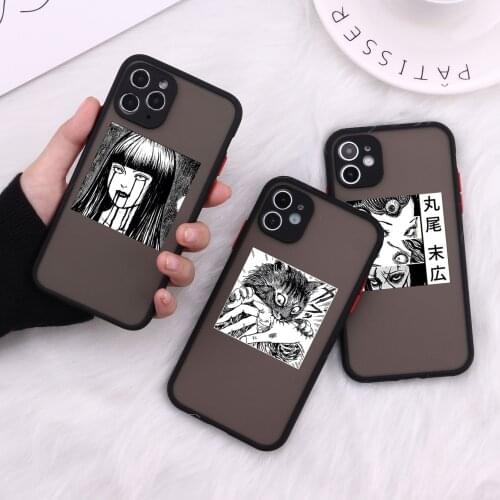 ZUIDID Japan Anime Hard Fitted Case For iphone XS MAX 12 11 Pro XR SE 20 7 6 8Plus Tomie Junji Ito Clear Phone Cover Matte Shell