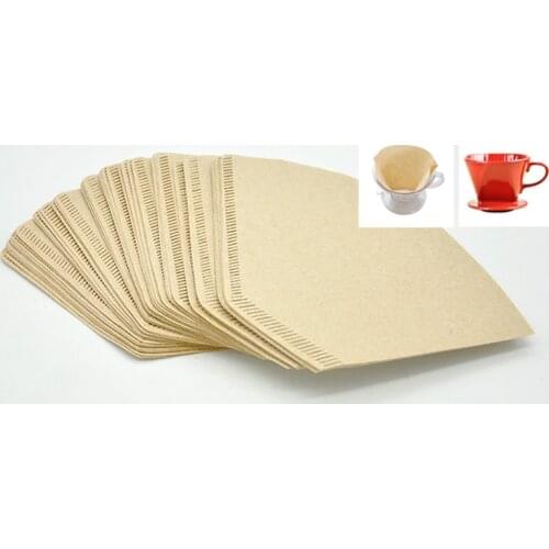 102 "V" Shape Coffee Cup Filter Paper Espresso Machine Mocha Pot Strainer Sheet JAN07 Dropship