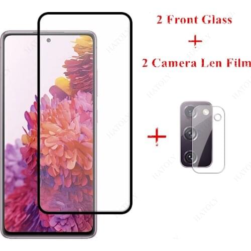 2PCS For Samsung Galaxy S20 FE Glass for Samsung Galaxy S20 Fan Edition Lite M51 M31s A31 A21s Tempered Glass Screen Protector