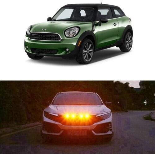 Car Accessories Grille Light Lamp For mini cooper R50 R53 R56 F55 F56 F54 R60 R57 R58 R61 R59