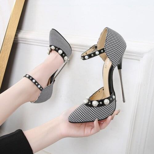 6 Inches Pointed Toe Sandals Nightclub Sexy Fetish Shoes Party Full Dress Models Show Stripper Heels Women Elegant Fashion New