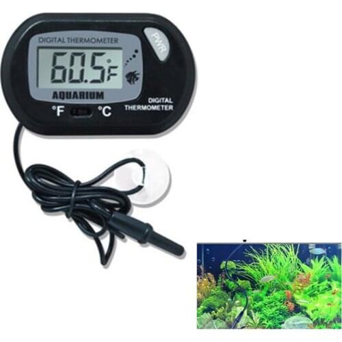 Fish Tank LCD Digital Aquarium Thermometer Temperature Water Meter Aquarium Temp Detector Fish Alarm Pet Supplies Tool Aquatic