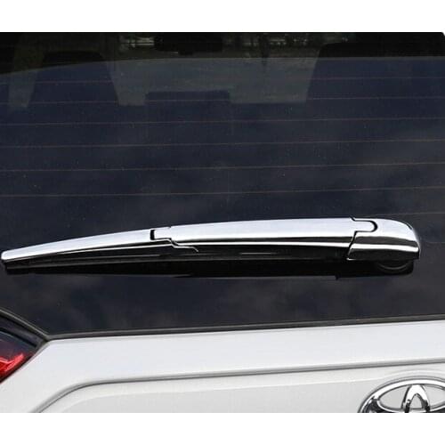 For toyota rav4 rav 4 xa50 2019 2020 plastic Chrome rear windshield windscreen wipers wiper trim cover accessories