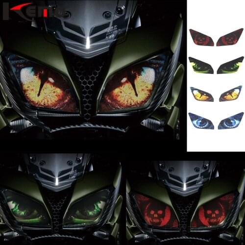 For Yamaha MT09 MT 09 MT-09 Tracer Motorcycle Accessries 3D Front Fairing Headlight Sticker Guard Head light Stickers