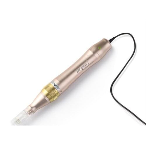 Hot Sale Professional Auto Wired Ultima M5-C Microneedle Pen Anti Aging Skin Care Electric Derma Pen Free 2pcs 12pin Needle Tips