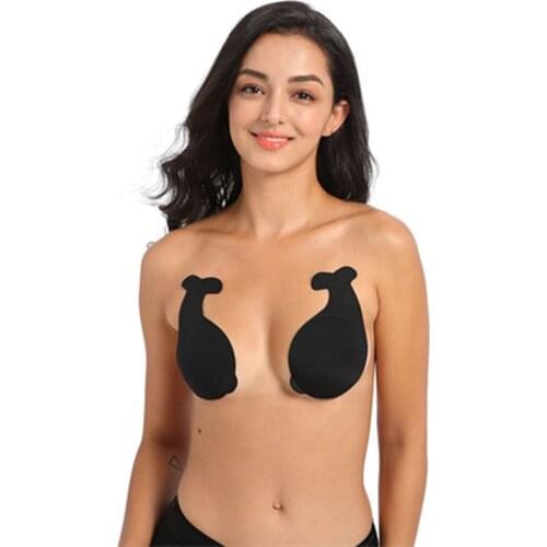 Dolphin Sexy Strapless Bra Stealth Adhesive Backless Breast Enhancer For Women Lady Nipple Cover