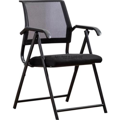 Installation-free computer chair small space folding office chair conference training chair home student study chair dormitory c